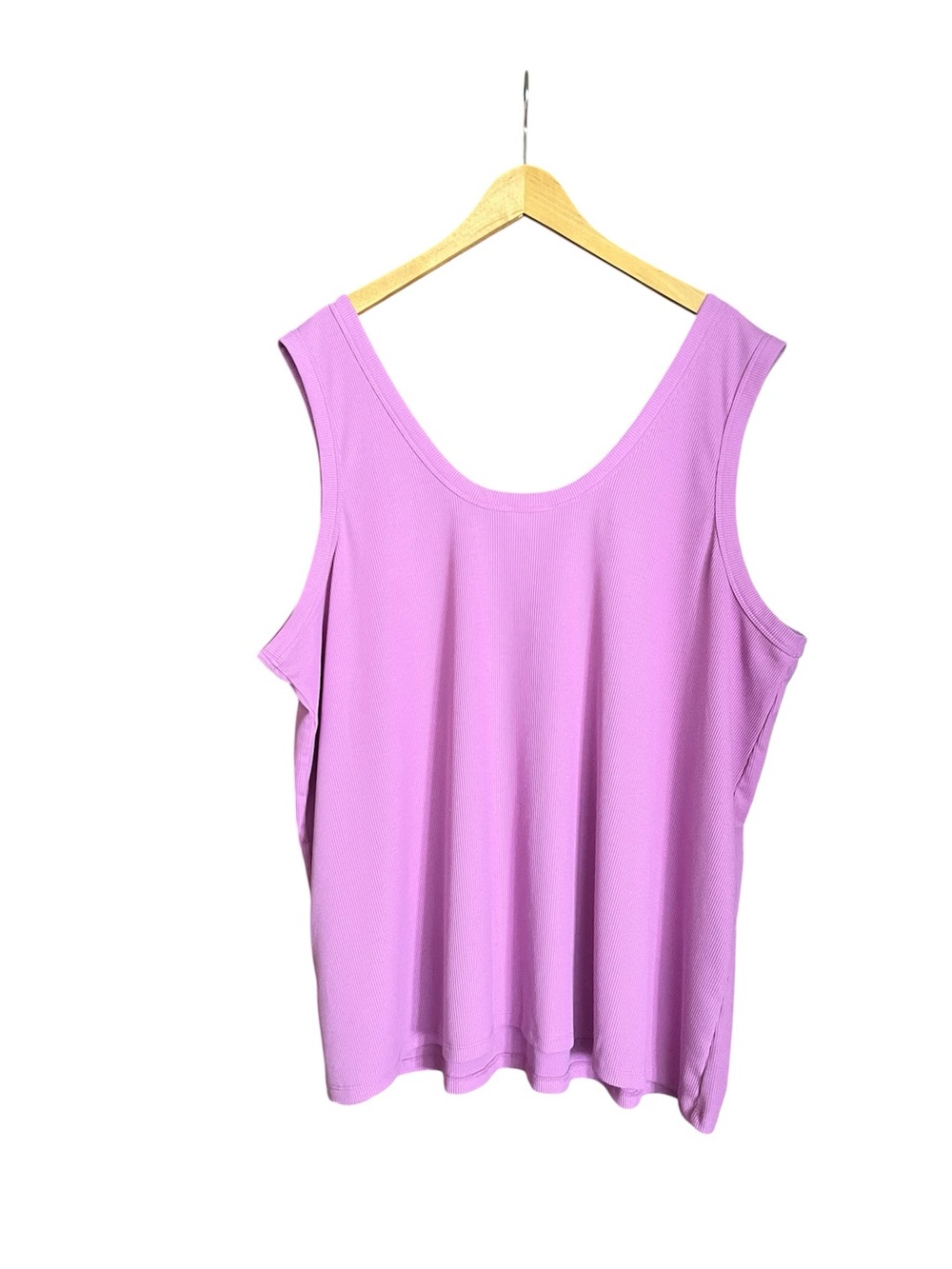 2/$20 - 5X / Sleeveless Scoop Neck Tank Top - Lavender Pink
